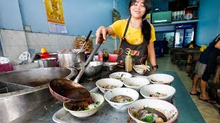 Top 5 Thai STREET FOOD Noodle Dishes to Try in Bangkok Thailand  with Mike Chen [upl. by Llamaj]