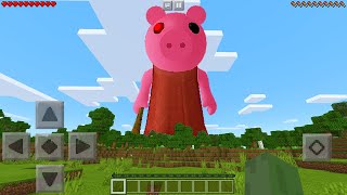 I Found PIGGY in Minecraft Pocket Edition [upl. by Siesser]