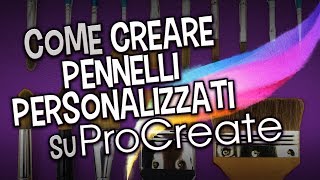 Impariamo Procreate  Come Creare un Pennello Personalizzato [upl. by Gentilis]