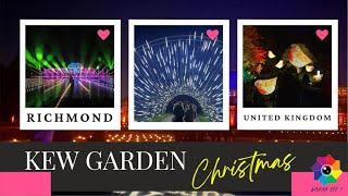 Kew Gardens Christmas Lightening [upl. by Phillips]