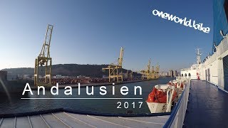 Motorradtour Andalusien  Fähre  Hafen  Barcelona  SpanienTour [upl. by Spearing542]