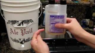 Basics of Home Brewing How do you use a Star San bottle [upl. by Adnilreb254]