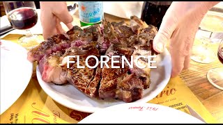 FLORENCE Florentine Steak Trattoria Mario View From Piazzale Michelangelo  4days part 3 [upl. by Pallas841]