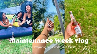 VLOG Maintenance Week  Get My Lashes and Nails Done With Me For a Picnic With BFS beinthemoment [upl. by Ikila]