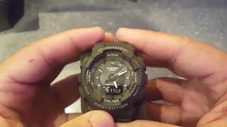 How to set the Date amp Dual Time on Casio Gshock 5540 Analog and Digital [upl. by Dorrie]