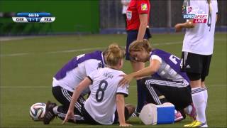 U20 Frauen WM 2014 Halbfinale Deutschland Frankreich 2 Halbzeit [upl. by Akemaj589]