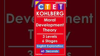 Kohlberg Moral Development Theory  CTET amp TET CDP  English Explanation [upl. by Raquela396]