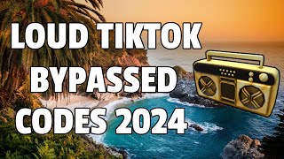 LOUD TIKTOK BYPASSED Roblox Ids WORKING 2024 [upl. by Galitea136]