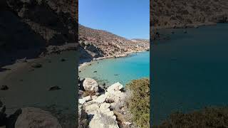 Secret beach Karpathos Greece greekisland beach karpathos [upl. by Rodenhouse]