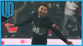 Lionel Messi anota su primer gol en la Ligue 1 con el PSG [upl. by Drud939]