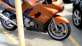 2001 Kawasaki ZX6E ZZR 600 Ninja ZX6 Motorcycle Walkaround [upl. by Gracye632]