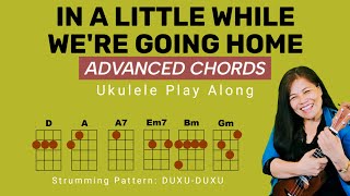 IN A LITTLE WHILE ADVANCED CHORDS  SDA HYMN 626  UKULELE GUITAR TUTORIAL PLAY ALONG  LYRICS [upl. by Iroj]