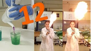 12 Captivating Chemistry Experiments performed by Senior Highschool Students [upl. by Aldo]