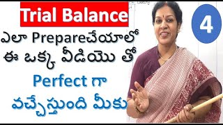 4 Trial Balance Preparation Method With Problem amp Solution [upl. by Romelle342]