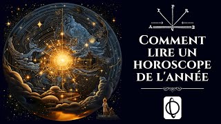 Comment faire un horoscope de lannée  Technique Uranienne [upl. by Arahsal840]