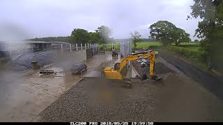 Silage Pit Construction Time lapse [upl. by Petula]