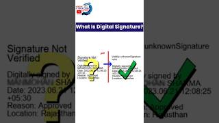 What is Digital Signature  How to verify Digital Signature in mobile [upl. by Bellina585]