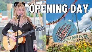 Dolly Parton Opens Big Bear Mountain Roller Coaster  Parade amp Ride POV at Dollywood [upl. by Nylecoj]