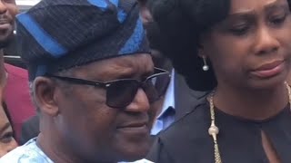 Aliko Dangote And Top Dignitaries Attend Herbert Wigwe Memorial Fountain [upl. by Dicky]