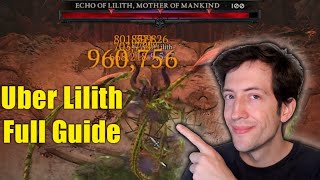 Diablo 4  How to beat Uber Lilith  InDepth Mechanics Guide Tips amp Tricks [upl. by Line]