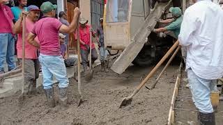 avanza pavimentación comunitario calle Villalobos Florencia caldas [upl. by Ushijima648]