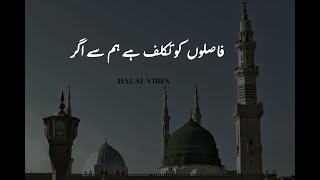 Faslon ko Takalluf hai Hamse Agar  Raees Asif  Slow  Reverb with Lyrics  Halal Vibes [upl. by Nichols981]