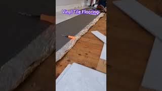 Part 2  Fitting Vinyl Tile flooring  Click system [upl. by Aihceyt]