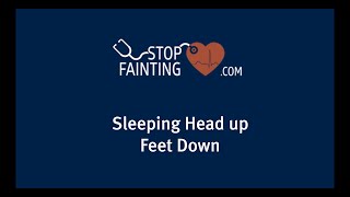 Sleeping with Head up Feet down to help manage symptoms [upl. by Porett845]