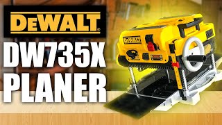 DeWalt DW735x Planer Unboxing and Review [upl. by Ennahtur]