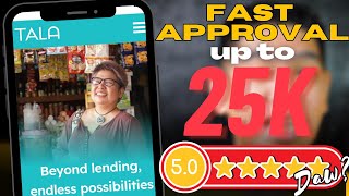 Most Used and Trusted Online Lending APP  TALA UP To 25K Pwedeng Mahiram  P500 GCASH GIVEAWAY [upl. by Ydaj]