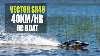 Volantex Vector SR48 Brushless RTR Boat VLNVSR48 [upl. by Filahk999]