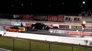 2012 392 Dodge Challenger SRT Hemi vs C6 Corvette  Drag Race Video  Road Test TV ® [upl. by Chet]