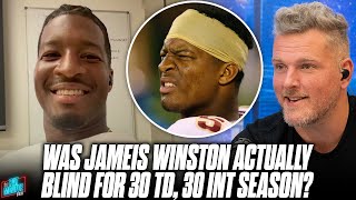 Was Jameis Winston Really Blind For His 30 TD 30 INT Season In Tampa Bay  Pat McAfee Reacts [upl. by Louise]