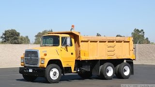 1992 Ford L8000 16 Yard Tandem Dump Truck [upl. by Rooker]