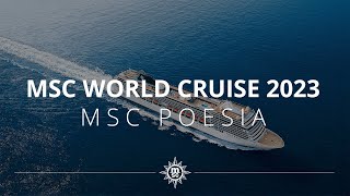 MSC World Cruise 2023 on board MSC Poesia [upl. by Trillbee]