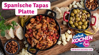 Spanische TapasPlatte  Rezepte für Lidl von Sallys Welt [upl. by Aynad]