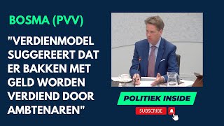 Bosma PVV over corrupte ambtenaren en hun verdienmodel [upl. by Llenol]