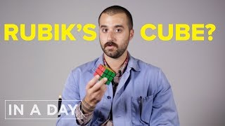 Can You Learn to Solve a Rubiks Cube In A Day [upl. by Eekcaj789]