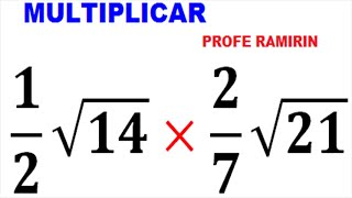 MULTIPLICACIÓN DE RADICALES CON FRACCIONES CON MISMO INDICE [upl. by Iroak]