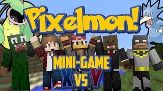 Pixelmon Mini Game  Pokemon X Vs Y The Clutch Golduck wMitch Jerome xRpMx13 amp LittleLizard [upl. by Enelcaj87]