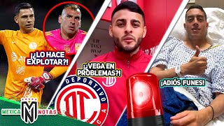 ¡Malagón FURIOSO por “CULPA” de Nahuel😡¡PRIMER PROBLEMA para Vega en Toluca😱 ¡ADIÓS FUNES MORI🚑 [upl. by Ettenajna113]