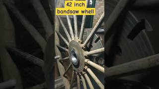 how to push bearing inside with 42inch bandsaw whellsawmillytshortsshortsviraltranding [upl. by Brigette]