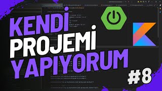 Kendi Projemi Yapıyorum  Unit Testleri Yazıyoruz Kotlin  Spring Boot [upl. by Ahsatsan4]