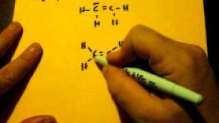 Lewis Dot Structure of CH2CH2 Ethene [upl. by Attevroc]