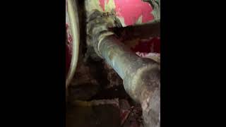 Old galvanized line needs to be repaired plumbing rooter plumber diy sink [upl. by Meryl]