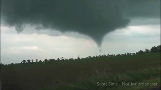 5102016 Mayfield KY Tornado w8x replay [upl. by Leterg]