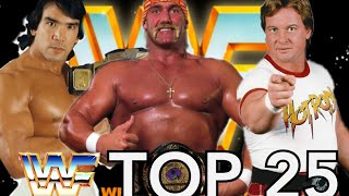 TOP 25 80s WWE Theme songs [upl. by Herrle922]