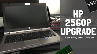 Upgrading the HP Elitebook 2560p to Windows 10 [upl. by Kain]