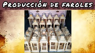 Como hacer Faroles Fanales de Madera Paso a Paso [upl. by Ninerb]