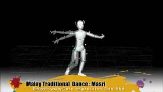 Masri  Malay Traditional Dance Motion Capture [upl. by Onej]